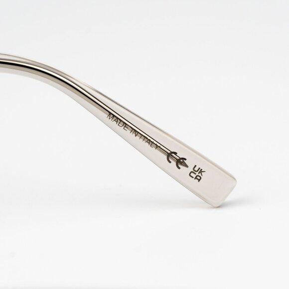 NEW Saint Laurent SL672 004 Beige Square Unisex Eyeglasses - Picture 8 of 11